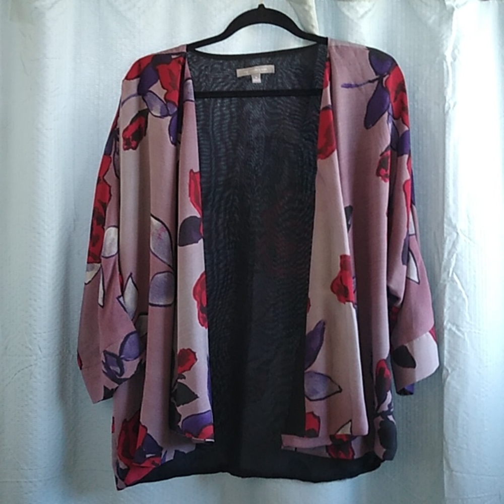 Purple and Red Drape Jacket